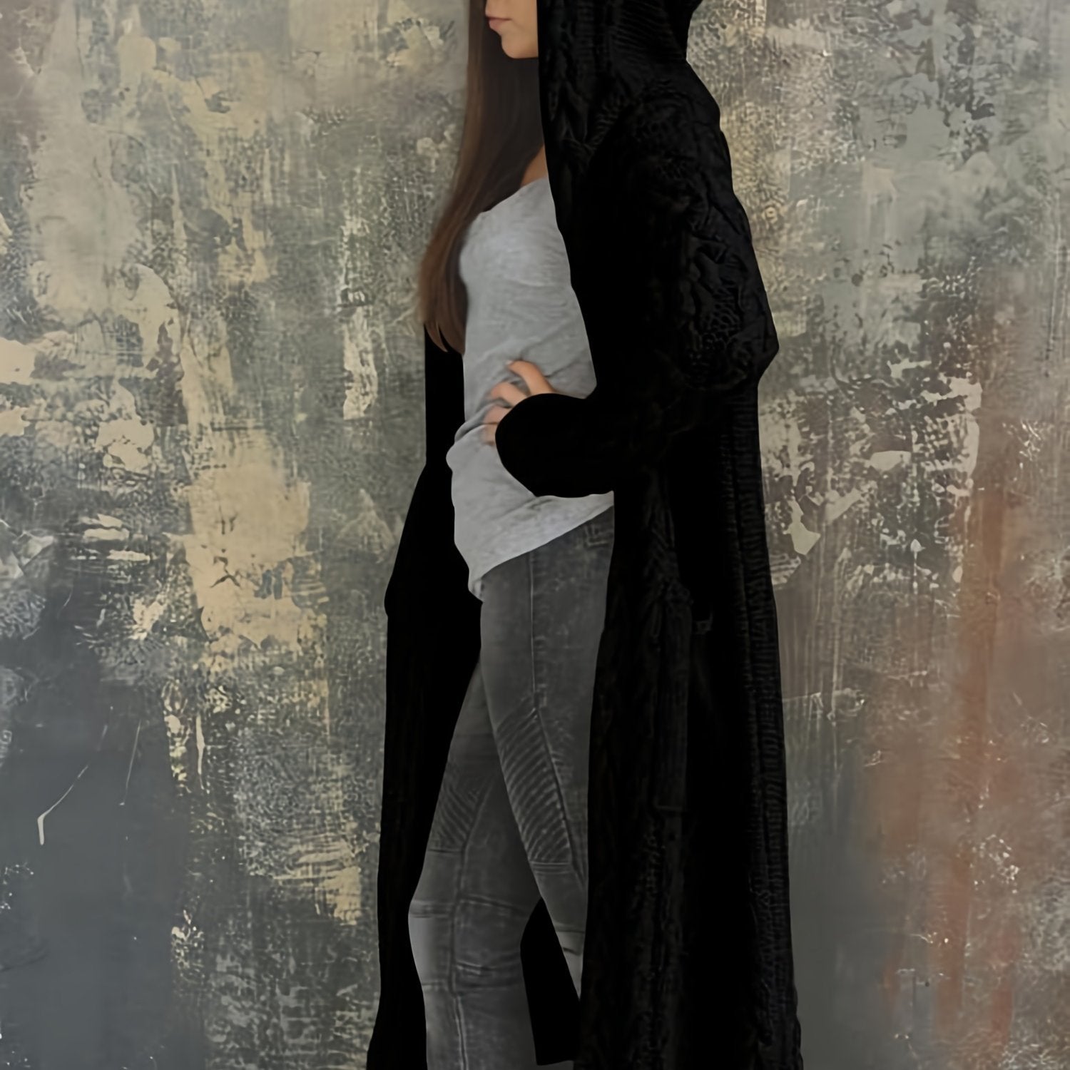 Cozy Hooded Knit Cardigan