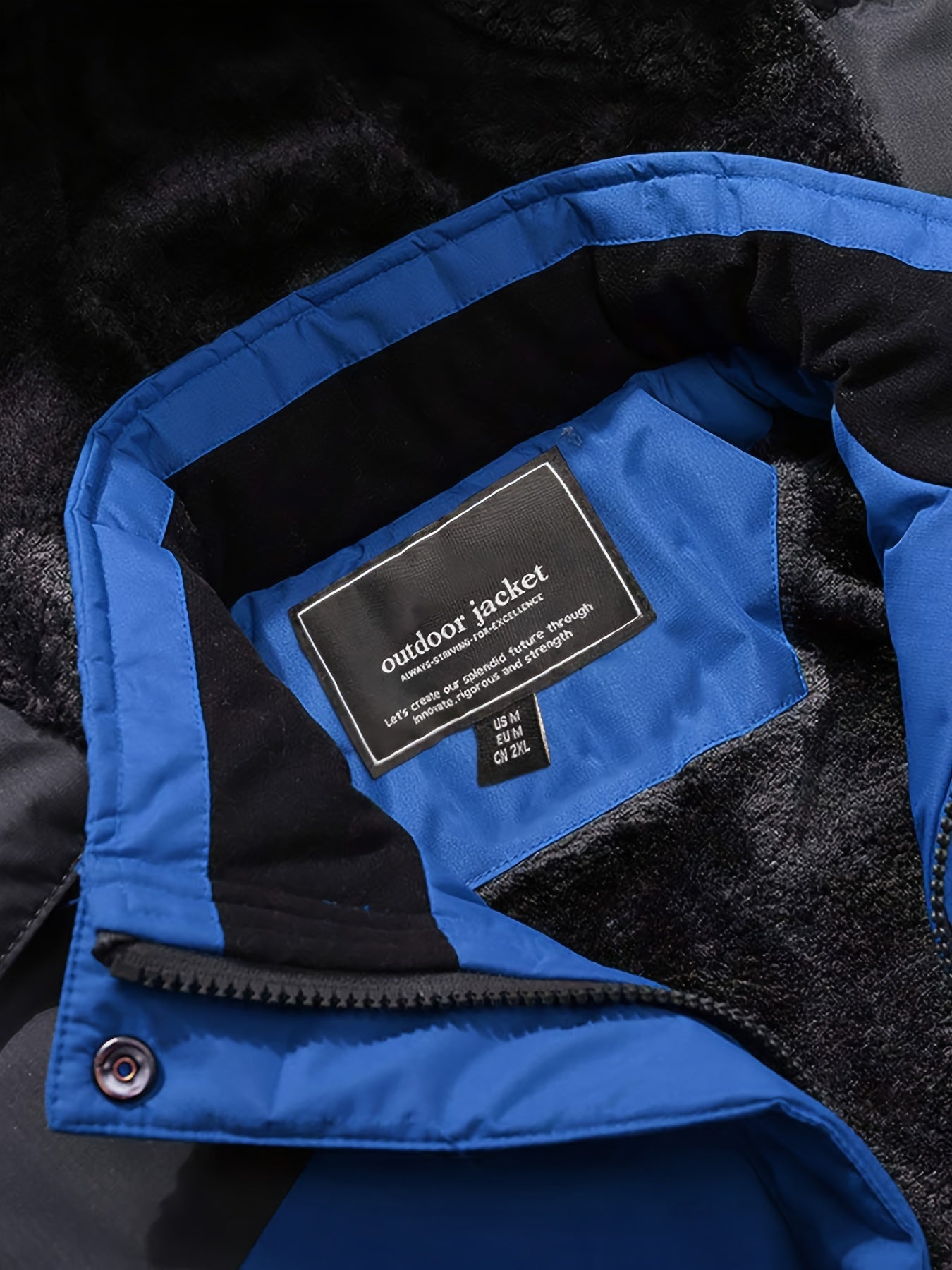 Men’s Fleece-Lined Winter Ski Jacket