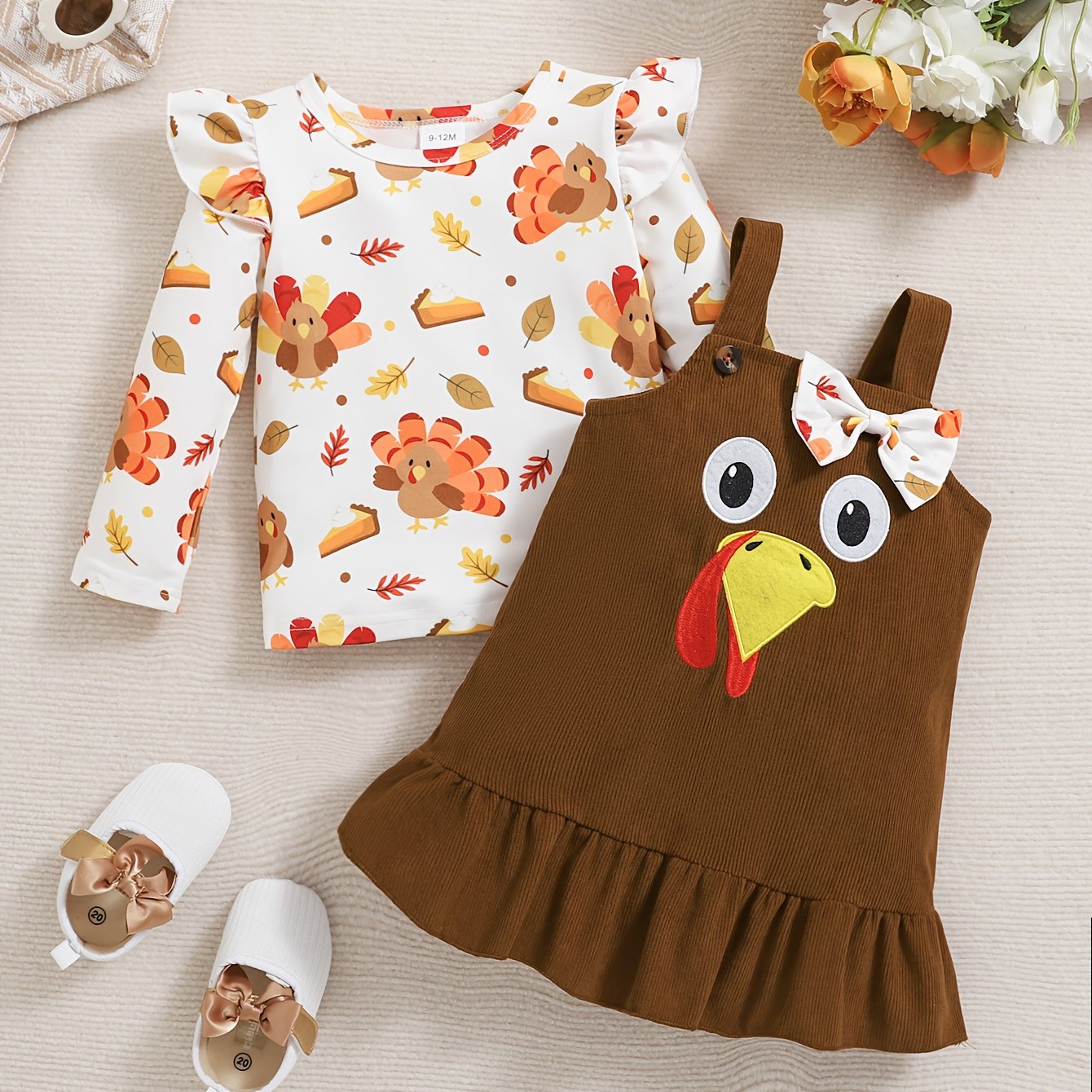 Baby Girls’ Thanksgiving 2-Piece Outfit Set