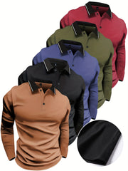 Long Sleeve Polo Shirt Pack