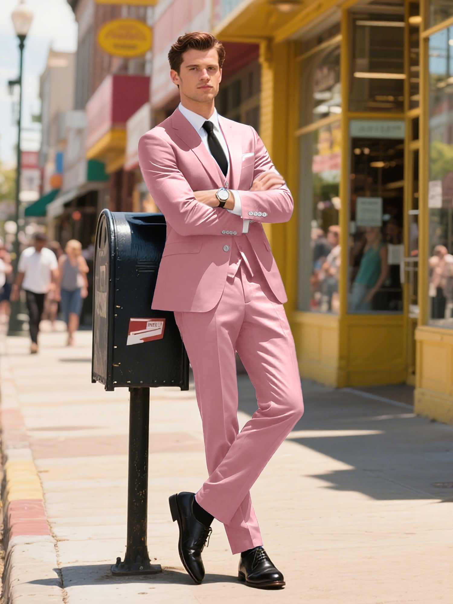 Men’s 3-Piece Slim Fit Suit Set