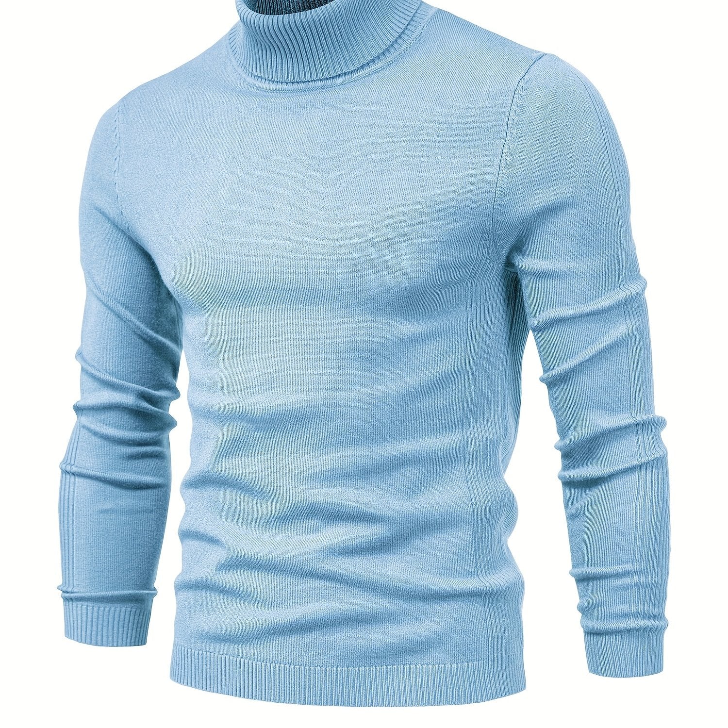 Stretch Turtleneck Knit