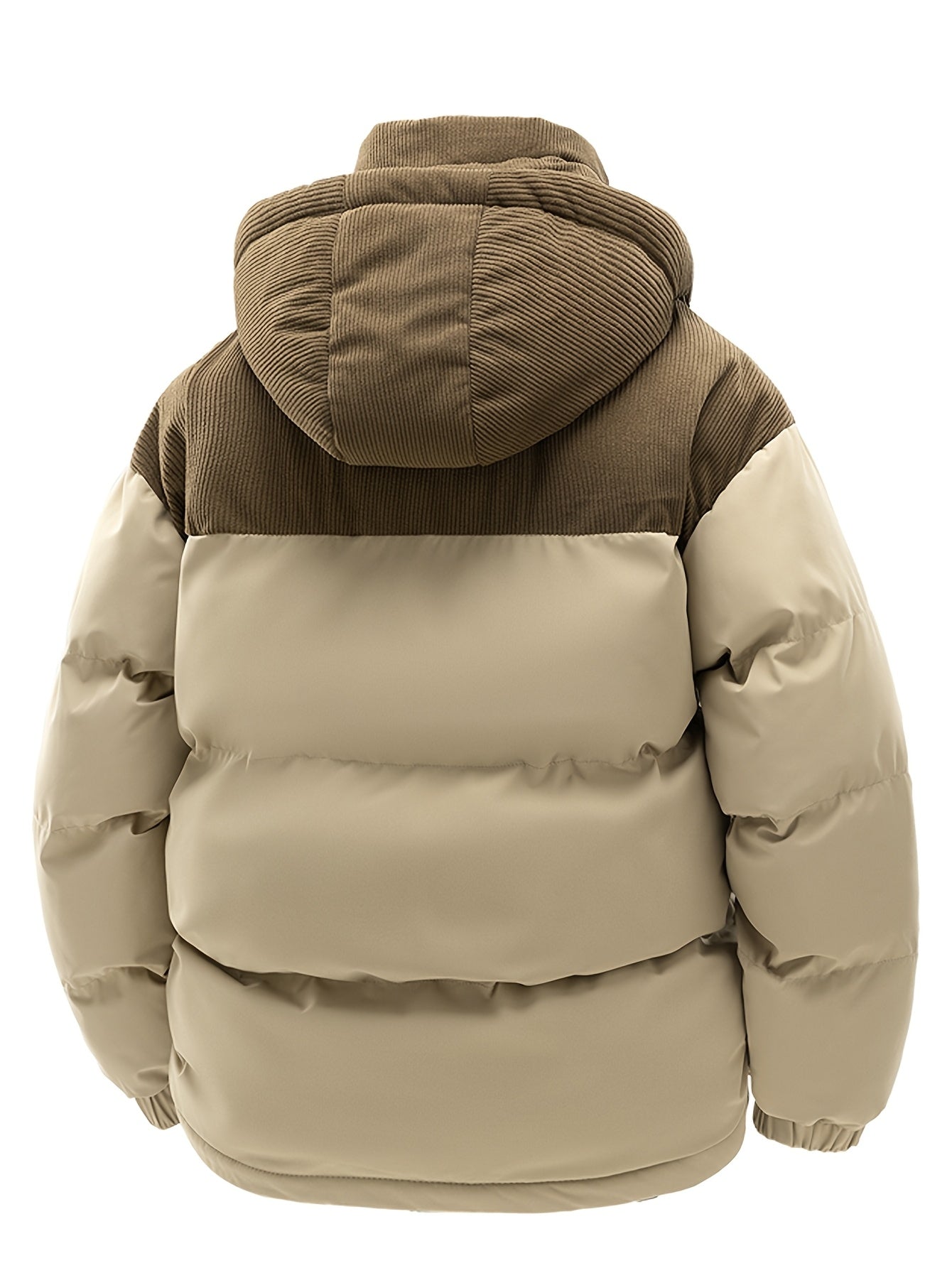 Men’s Heavy-Duty Insulated Winter Hooded Jacket