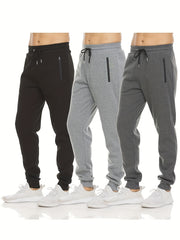 Men’s Fleece Sweatpants – 3-Piece Set