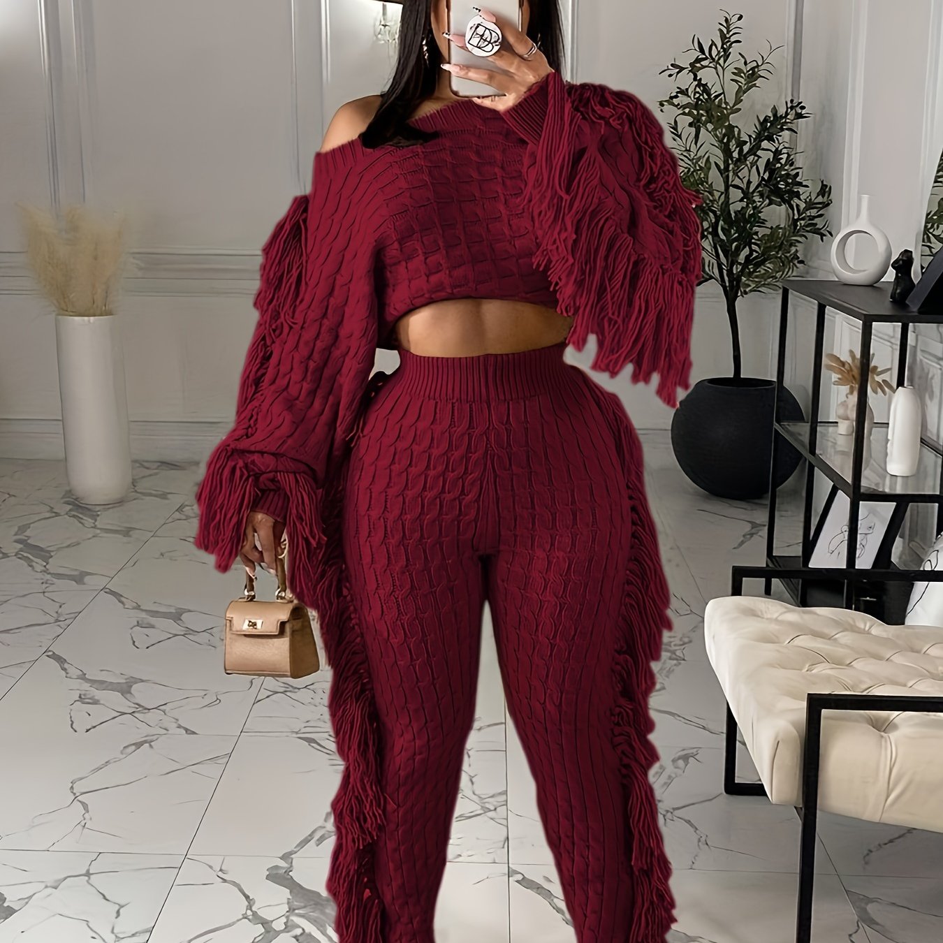 Knit Sweater Lounge Set