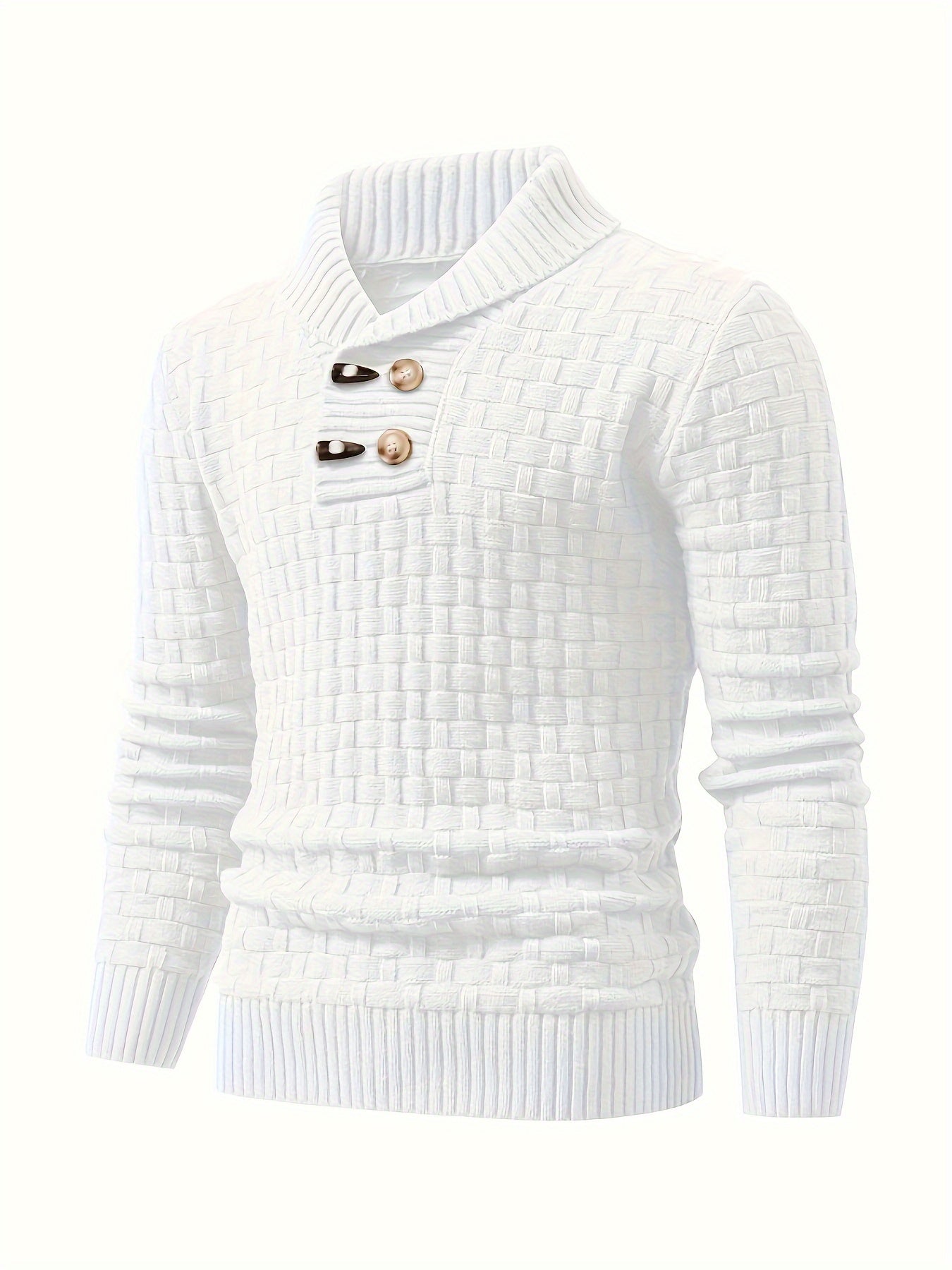 Geo Rib Knit Pullover