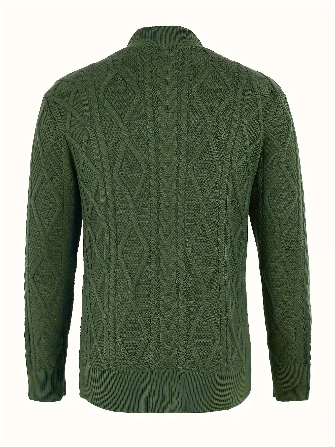 Twist Zip Knit Pullover