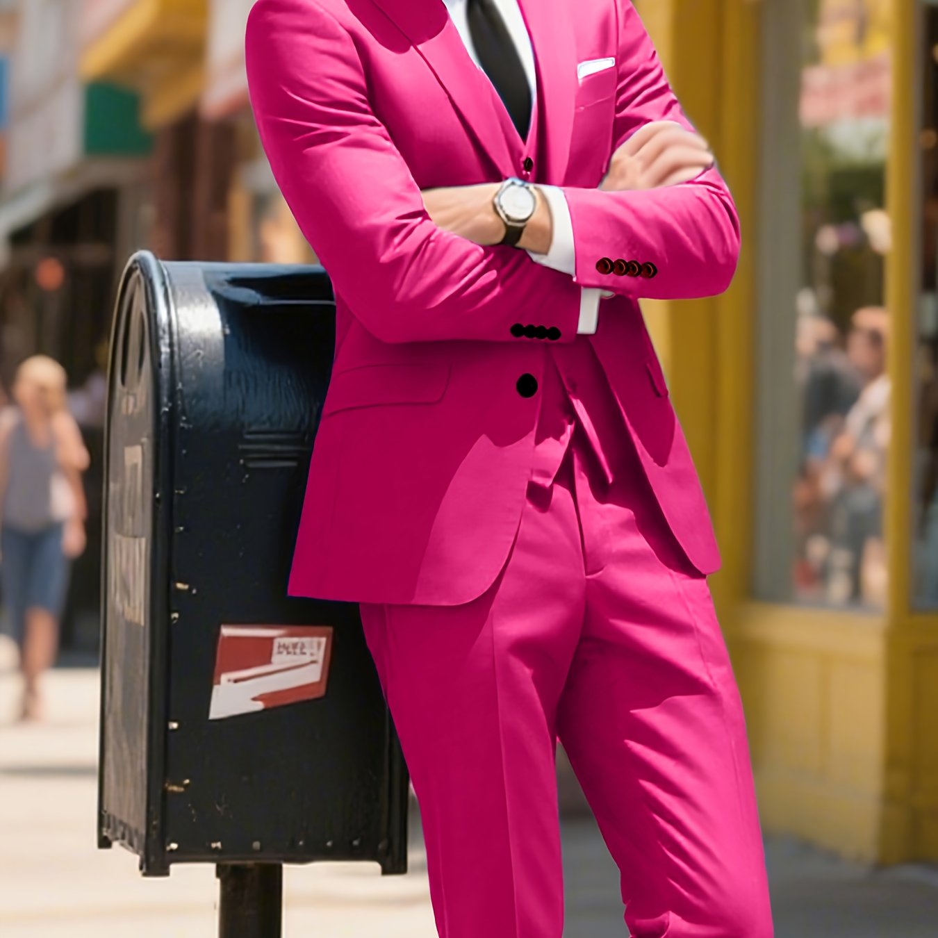 Men’s 3-Piece Slim Fit Suit Set