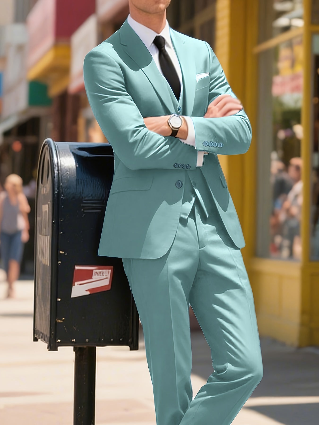 Men’s 3-Piece Slim Fit Suit Set