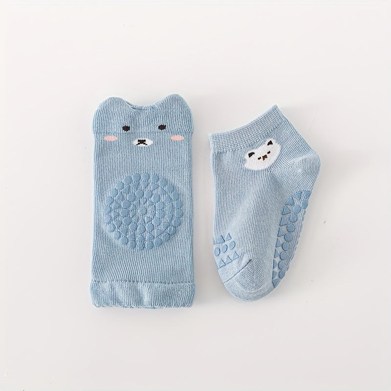 Baby Crawling Knee Pads Sock Set