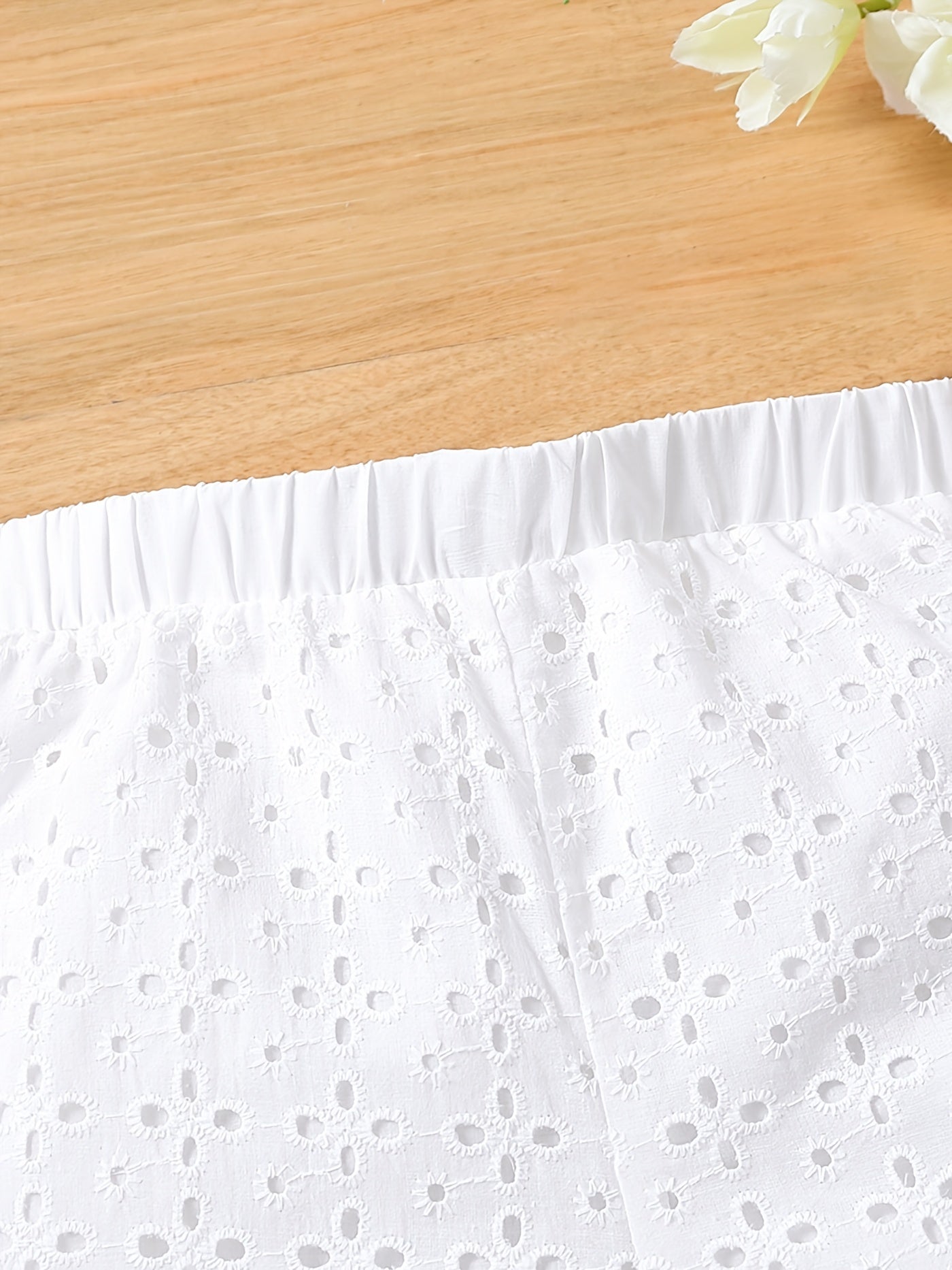 Toddler Lace Elastic Summer Shorts