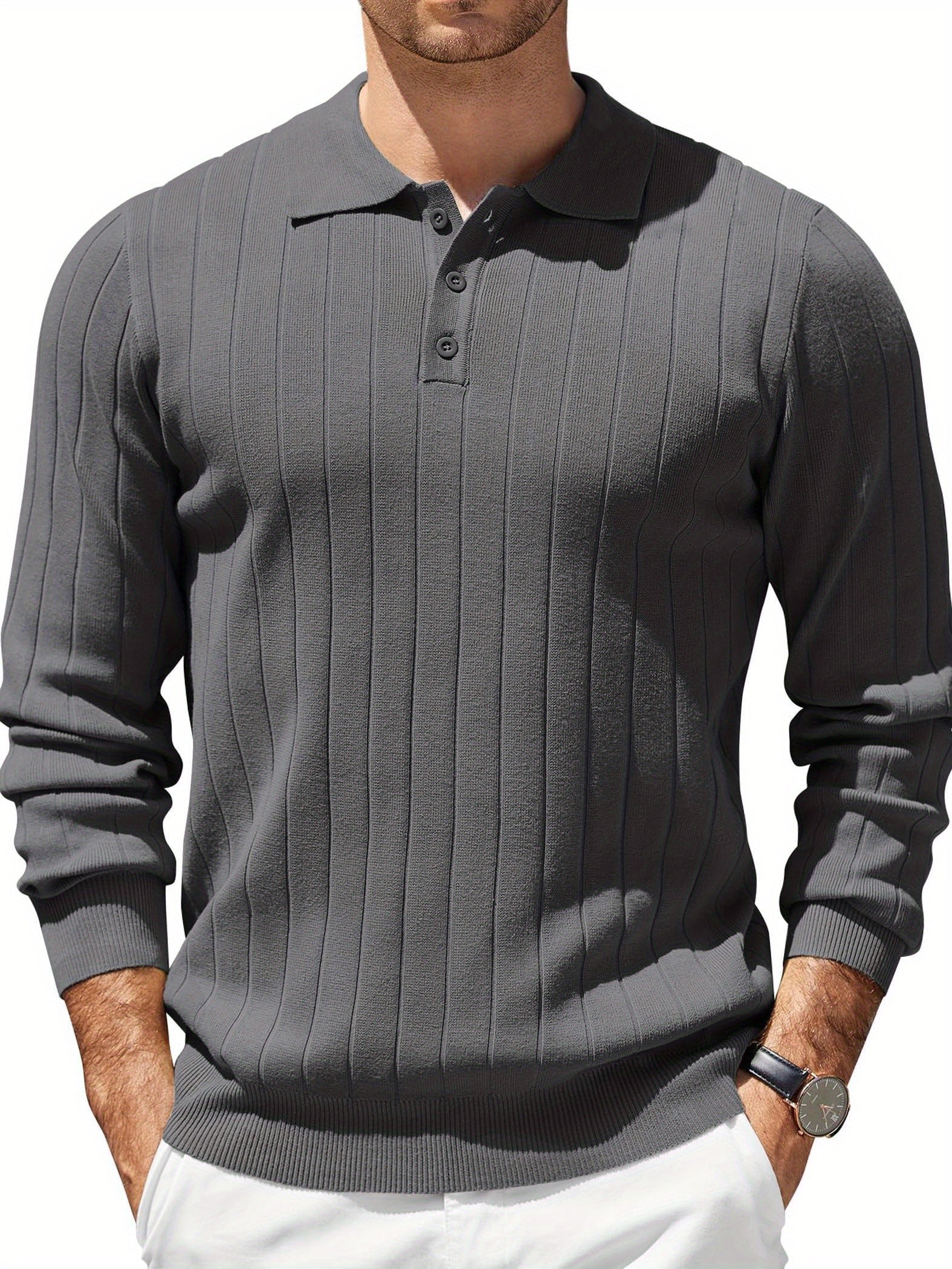 Soft Polo Knit Pullover