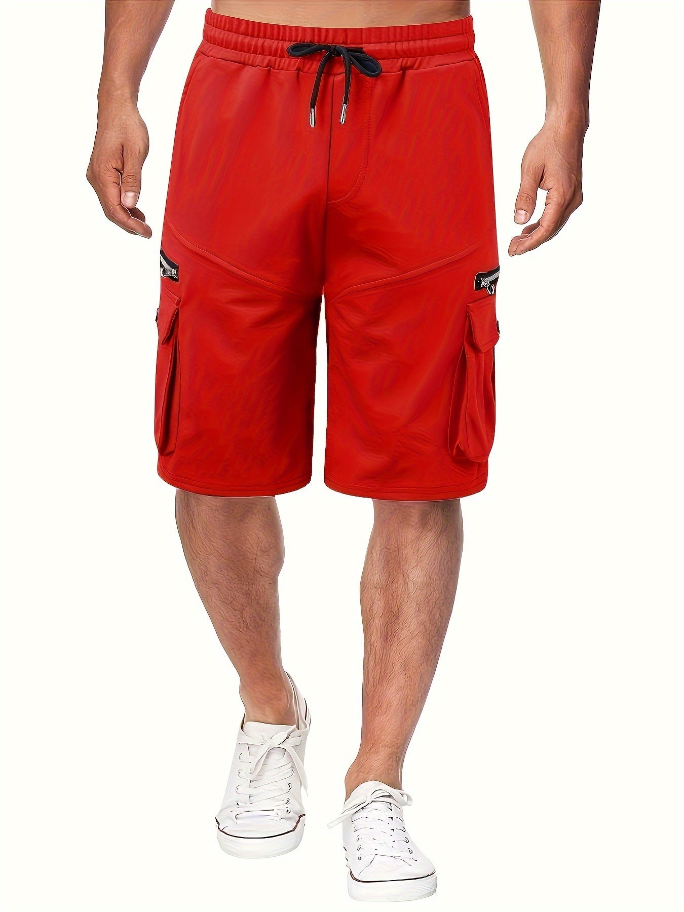 Zip Pocket Cargo Shorts