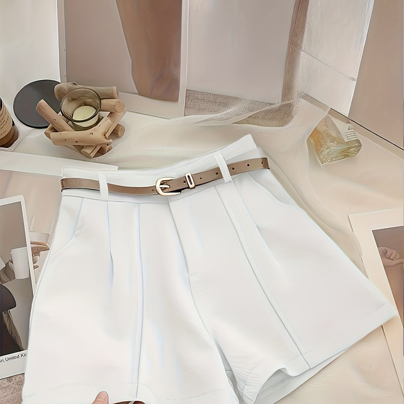 Tailored Office Shorts