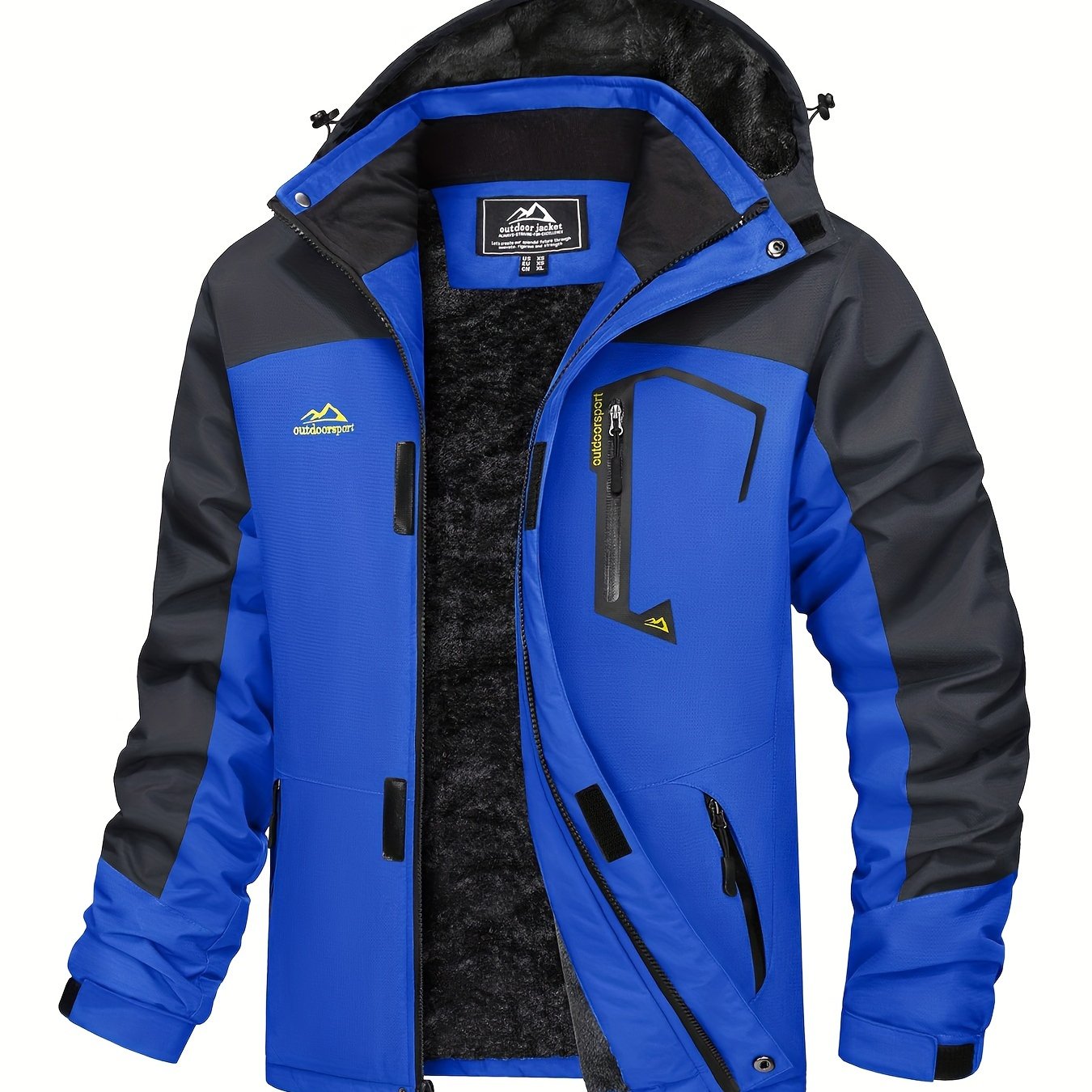 Men’s Fleece-Lined Winter Ski Jacket