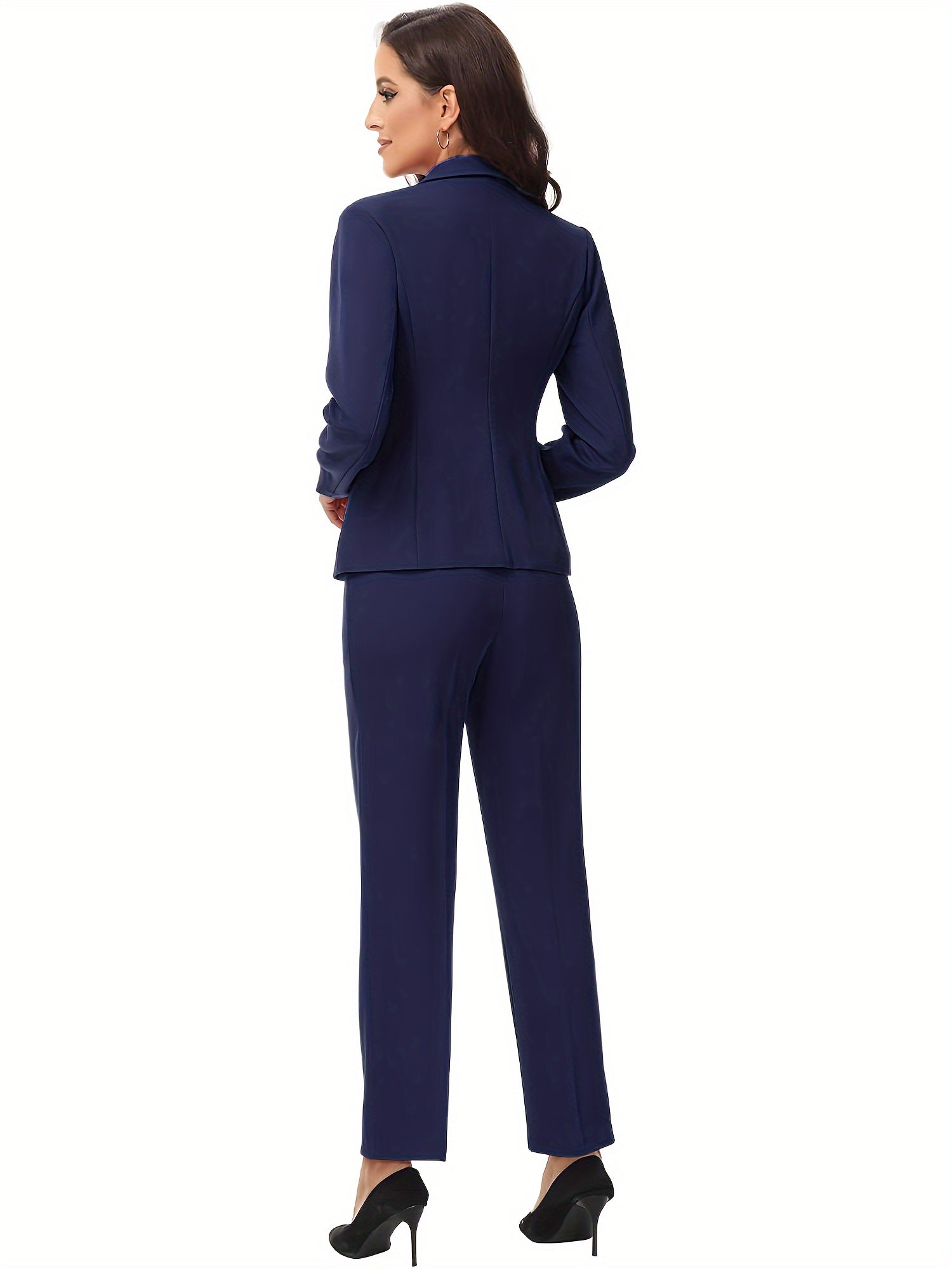 Slim One Button Office Suit