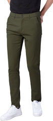 Men'S Skinny Stretchy Khaki Pants Colored Pants Slim Fit Slacks Tapered Trousers