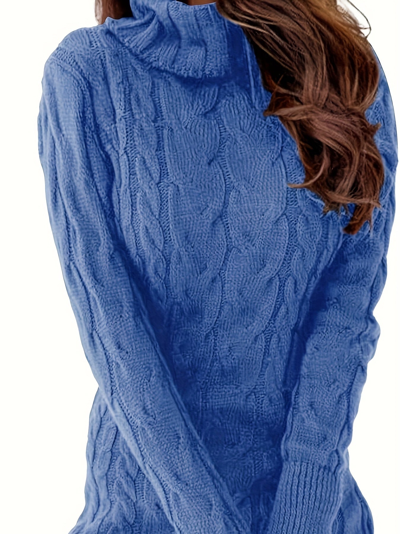 Bodycon Knit Turtleneck Dress