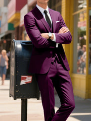 Men’s 3-Piece Slim Fit Suit Set