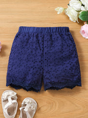Toddler Lace Elastic Summer Shorts