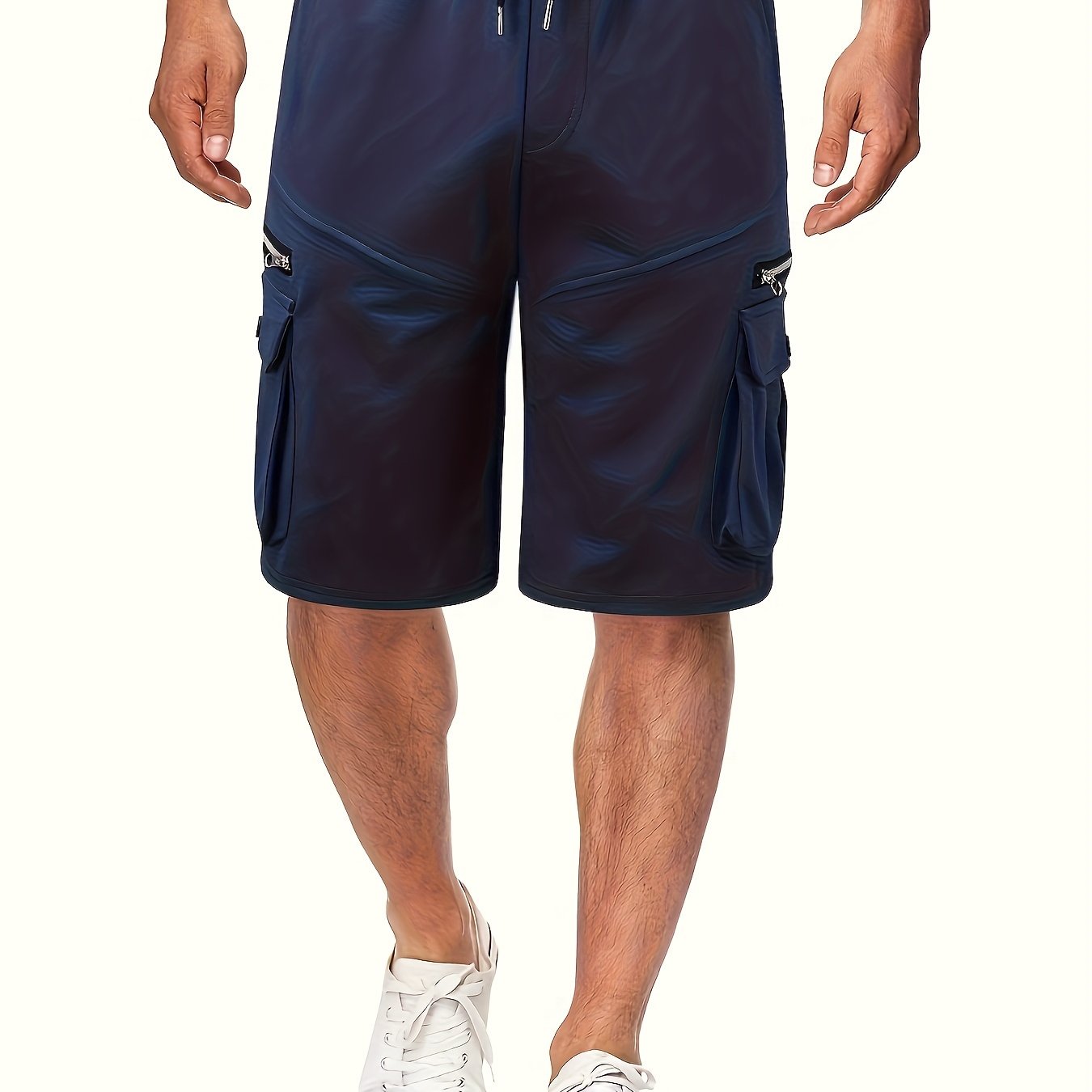 Zip Pocket Cargo Shorts