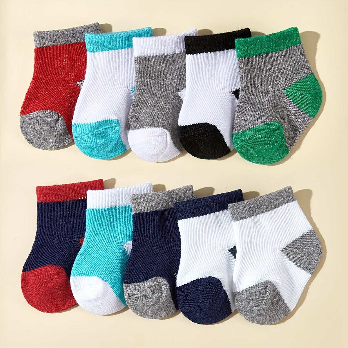 Unisex Baby Crew Sock Set