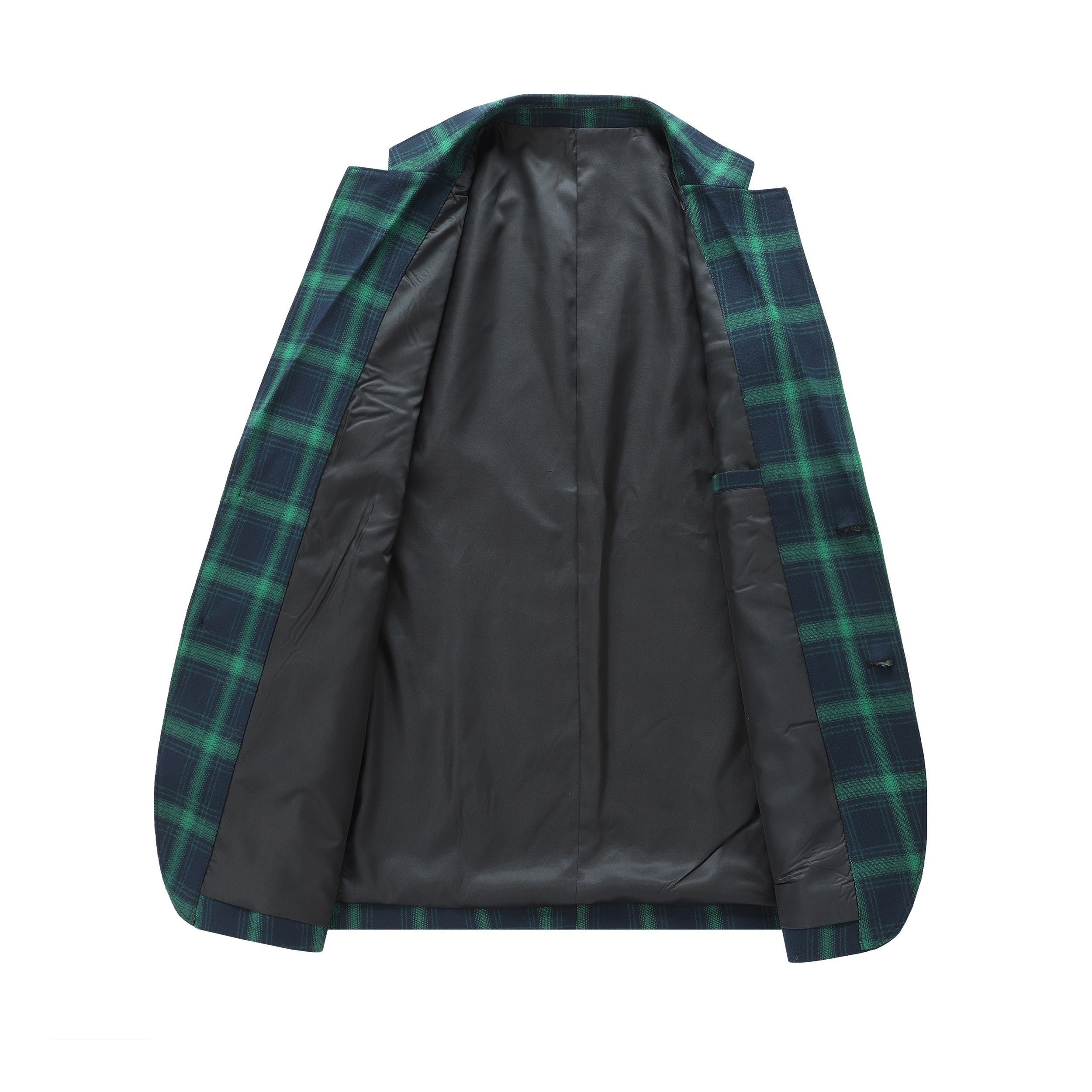 Plaid Summer Woven Blazer