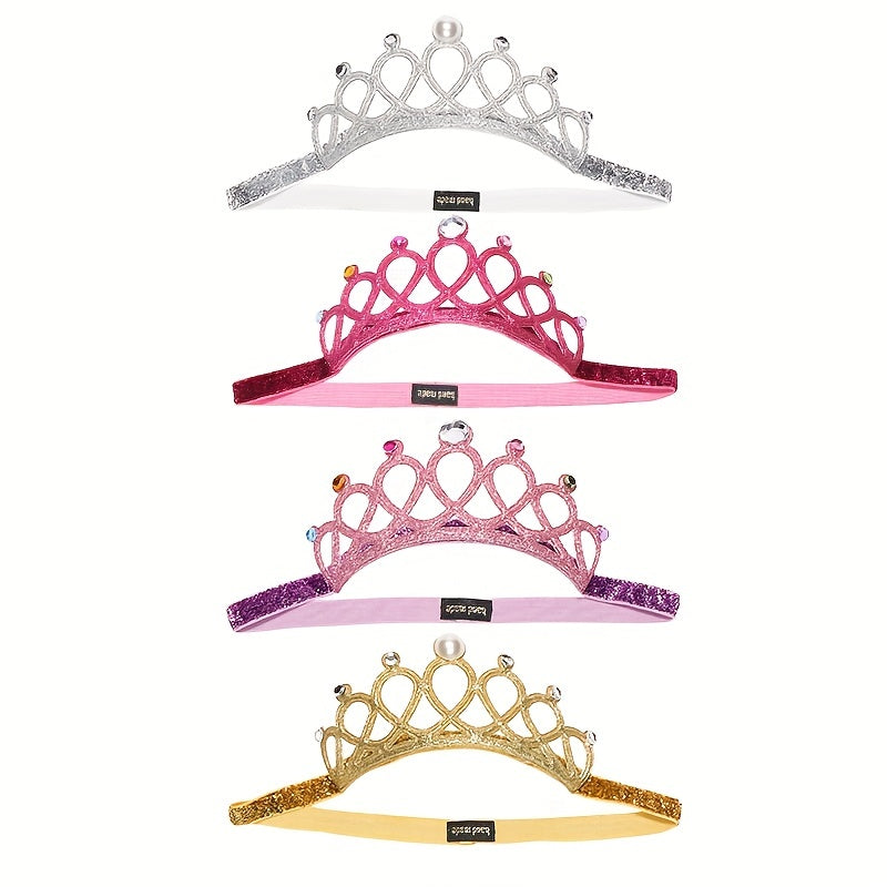 Baby Girls Crown Headband Set