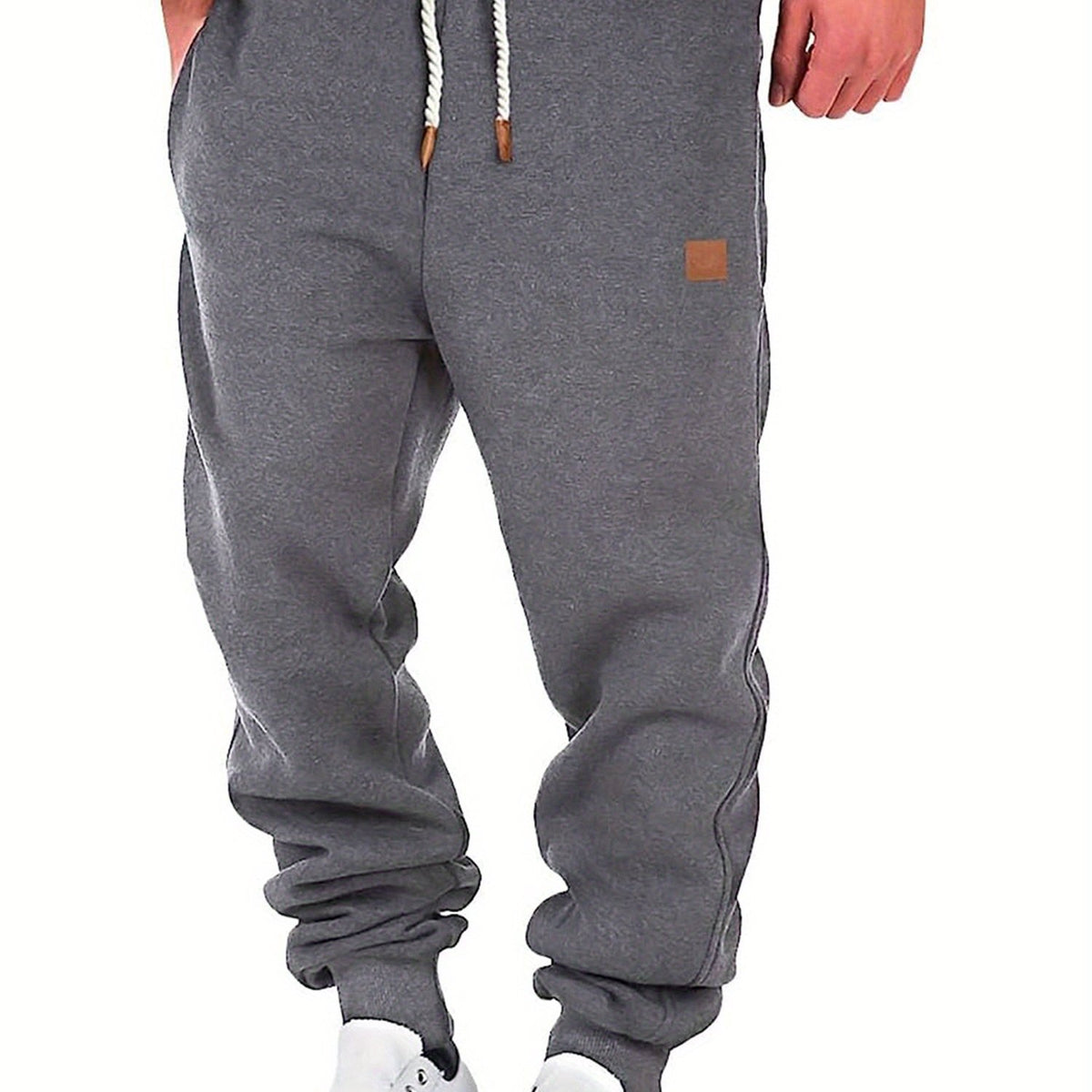 Men’s Elastic-Waist Athletic Pants