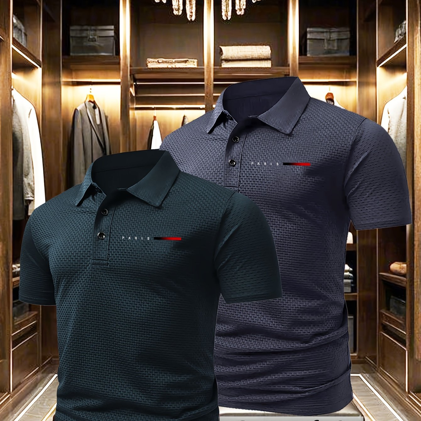Business Casual Polo Shirt Duo