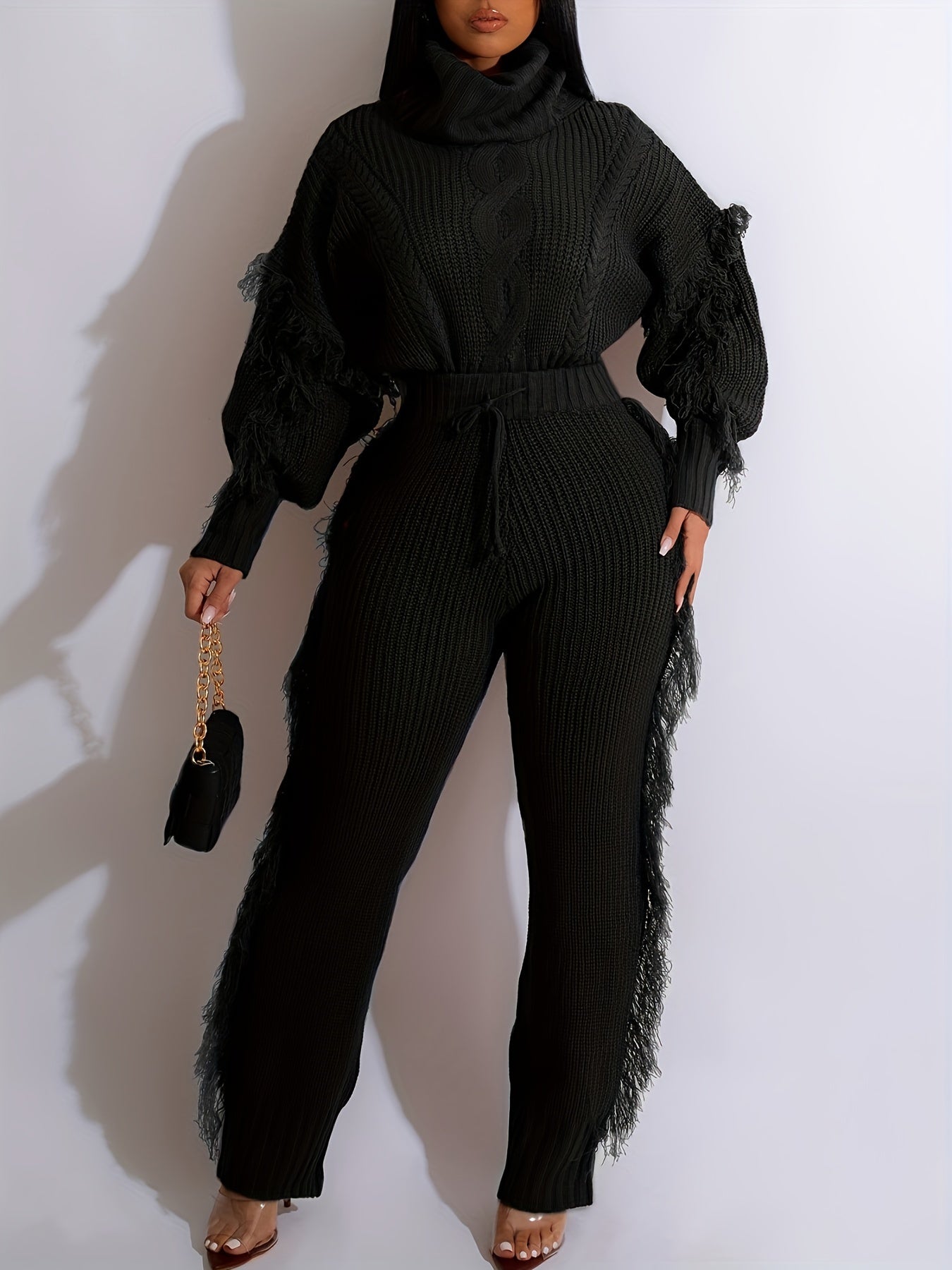 Knit Sweater Lounge Set