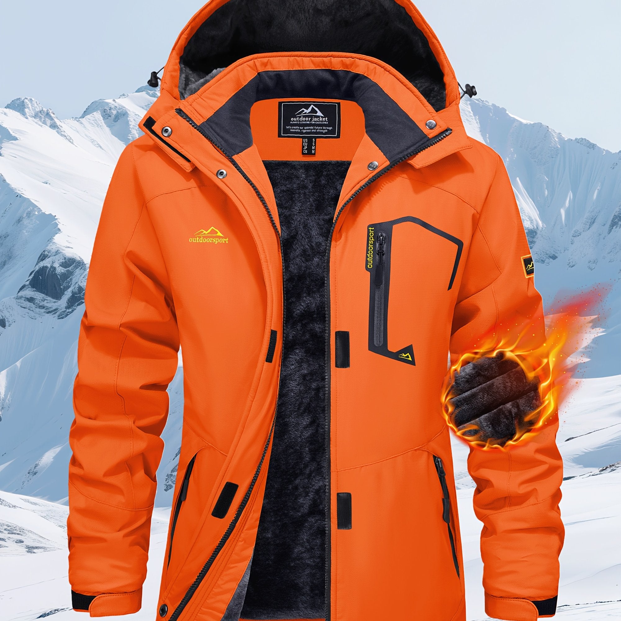 Women’s Windproof Softshell Fleece Winter Jacket