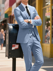 Men’s 3-Piece Slim Fit Suit Set