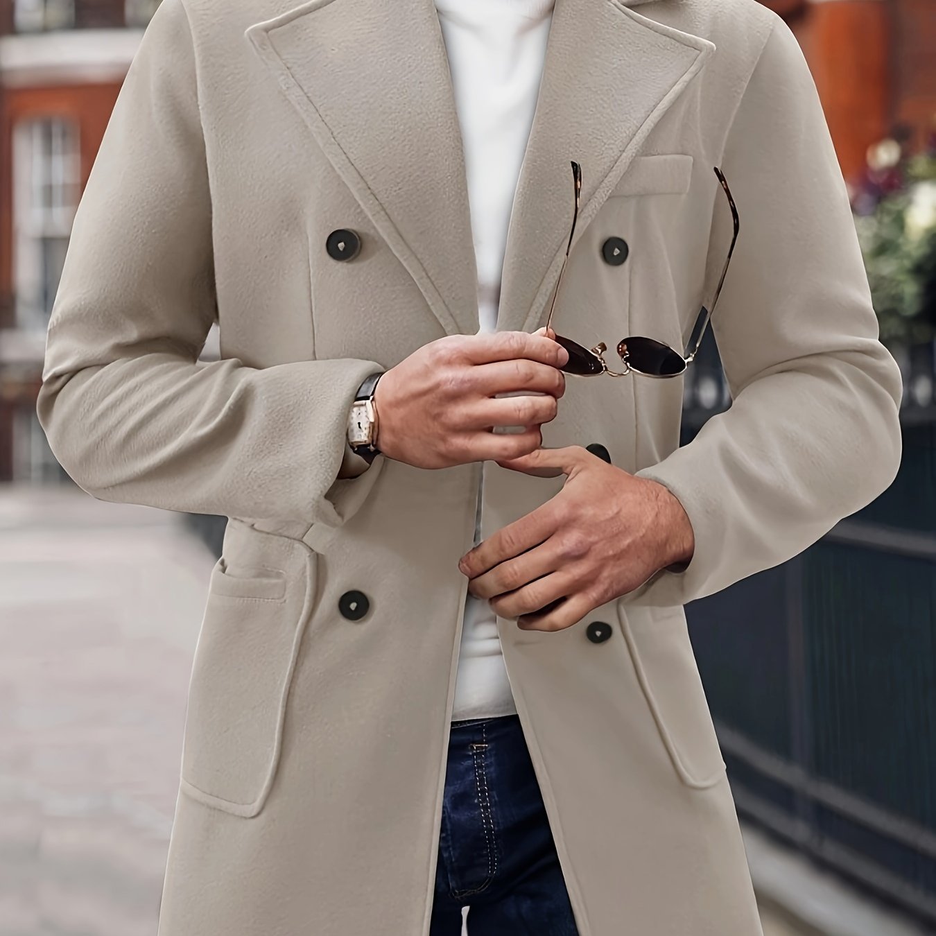 Modern Casual Lapel Blazer Mens