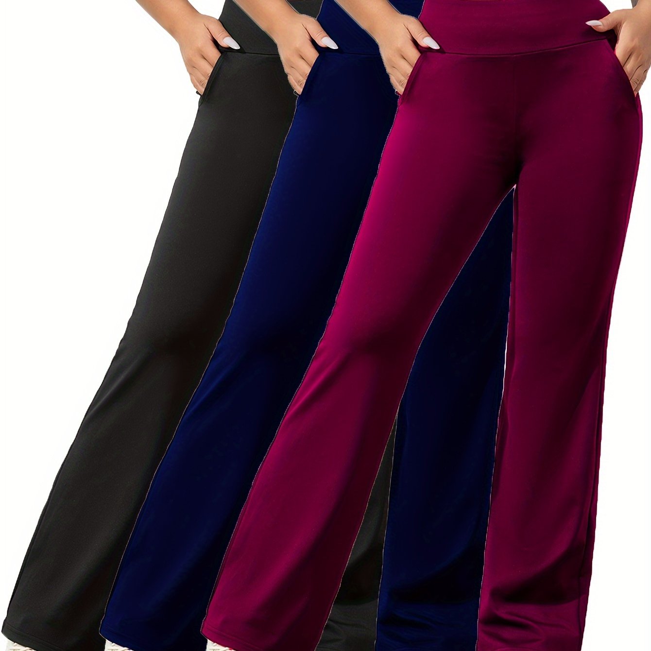 Women’s High-Waisted Yoga Pants with Pockets