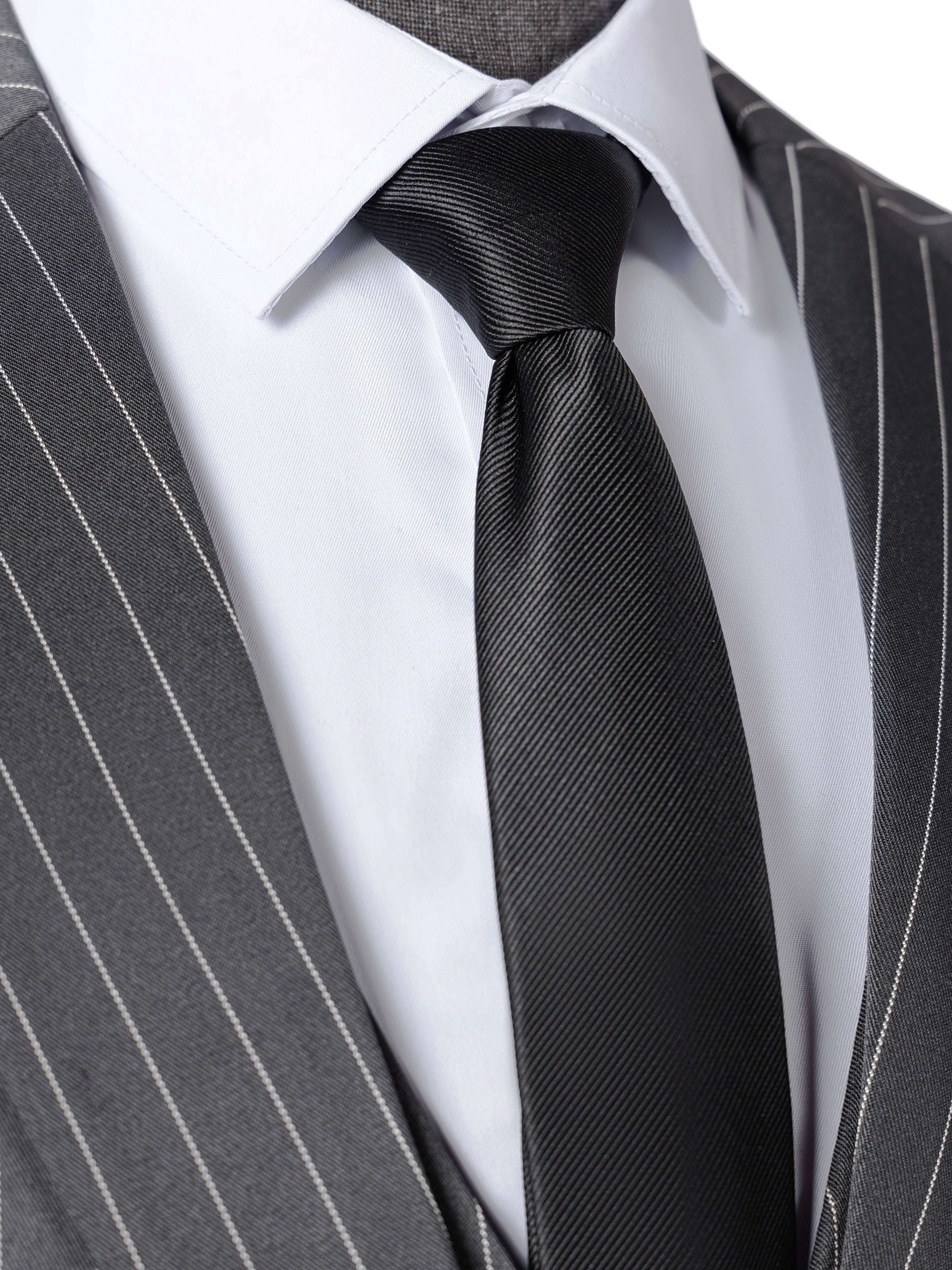 Men’s Three-Piece Vertical Stripe Suit Set